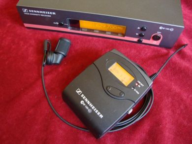 Sennheiser draadloze dasspeldmicrofoon (professionele versie)